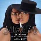 Cartel que anuncia el concierto de Mëstiza en Almería.