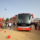 Almería estaba preparada para volver a Primera y el Málaga se llevó el premio.