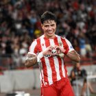Melamed estalla de felicidad tras anotar el gol de la jornada.