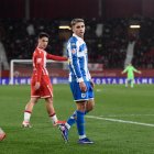 Arribas y Yremay en su último partido en Segunda División.
