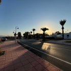 Imagen del bulevar en la entrada a Villaricos