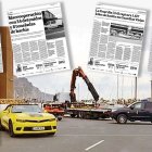 Imagen de una de las operaciones de OCON-Sur en Almería, junto a varias noticias sobre su trabajo contra el narcotráfico en la provincia.