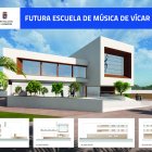 Diseño que presentará la Escuela de Música en Vícar