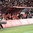Nunca se vio un banquillo del Almería tan poblado de estrellas.