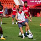 Sergio Arribas regresó al grupo este miércoles y espera volver a la convocatoria este sábado en Córdoba.