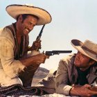 Eli Wallach, junto a Clint-Eastwood en 'El bueno, el feo y el malo'
