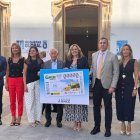 Presentación del cupón de la ONCE protagonizado por Roquetas de Mar.