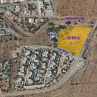 Mapa del proyecto destacando la zona que se va a urbanizar.