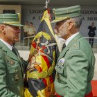 Entrega del guion de la BRILEG al general de brigada Moreno Arenas.