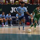Imagen dd el partido entre el Inter JP Financial y el Sur Seeds El Ejido Futsal.