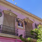 La casa rosa de la calle Gravina.