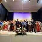 Foto de familia de autoridades y premiados en el día de la Virgen de la Merced, en El Acebuche.