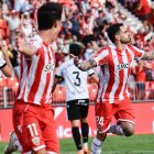 Miguel de la Fuente marcaba el 2-1 que daba la victoria al Almería ante el Burgos en un Mediterráneo lleno de felicidad.