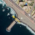 Propuesta para abrir el espigón para que pasen las corrientes marinas.