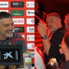 García Pimienta se toma con humor un vídeo que circula por redes sociales en el que sale cantando.
