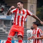 Miguel de la Fuente sigue de dulce y marcó el 0-2 en San Sebastián. Son cuatro jornadas seguidas viendo puerta.