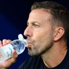 El entrenador del Real Mallorca pasó un mal trago con un penalti de oferta.