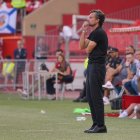 Rubén Albés, hace dos semanas en el Almería-Leganés.