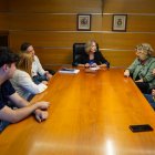 Reunión con Noelia España.