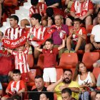 Aficionados de la UDA en el Almería-Eldense.
