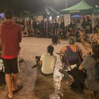 Imagen de una de las asambleas en la acampada de la Plaza Circular.