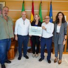 Julia Ibáñez ha agradecido la implicación de Campoejido con las políticas sociales y su compromiso con la mejora de la calidad de vida de los ejidenses