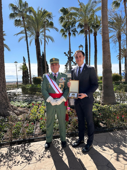 Inauguración del Monumento en Honor a la Legión Española.