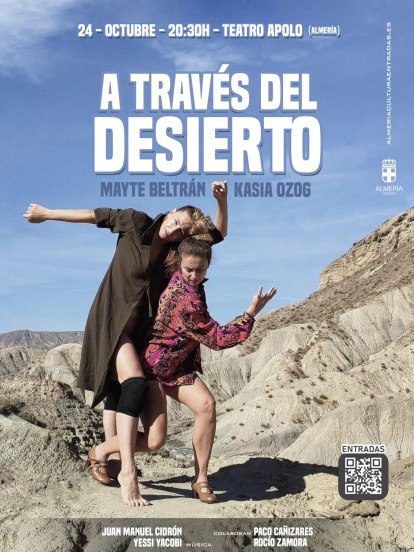 Mayte Beltrán y Kasia Ozog presentan su nueva creación ‘A través del desierto’, este sábado en el Teatro Apolo