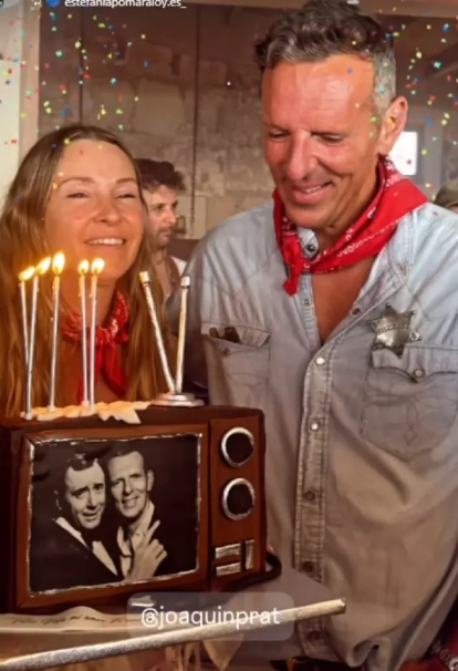 Joaquín Prats y su novia Alexia