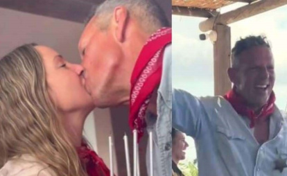 Algunos momentos de la fiesta.