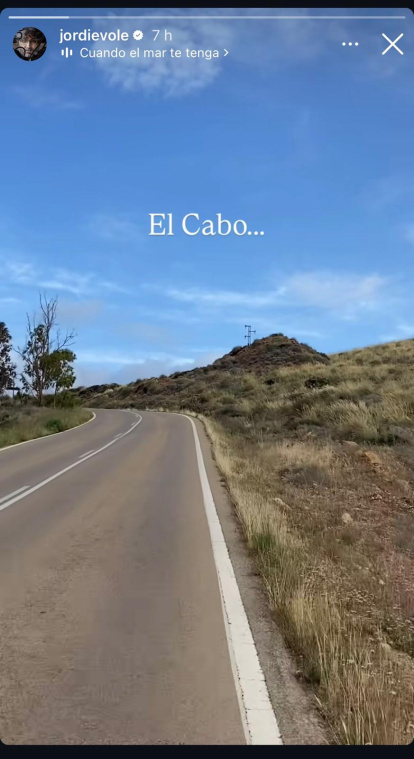 Historia de Instagram de Jordi Évole publicada el lunes, 26 de mayo