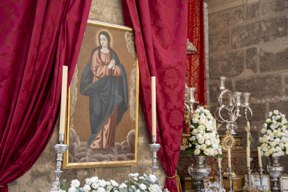 Altar de la Soledad en la iglesia de Santiago.