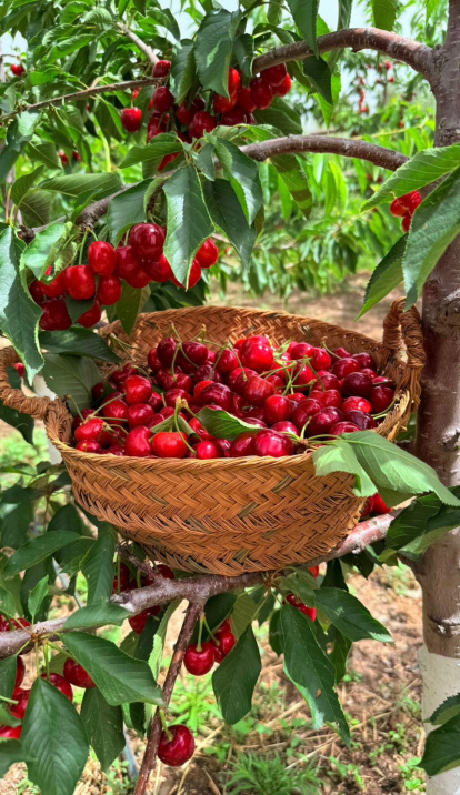 Las cerezas de 'La Bonita'.