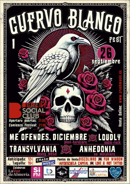 Cartel Festival Cuervo Blanco Fest.