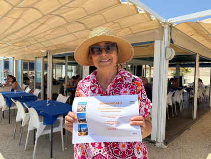 Leonor, de Huércal-Overa, disfrutará de una comida en el chiringuito Costa Tranquila en Terreros.