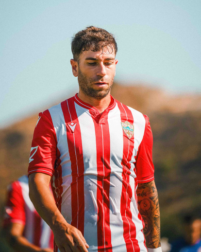 Adri Embarba está siendo protagonista en la pretemporada del Almería.