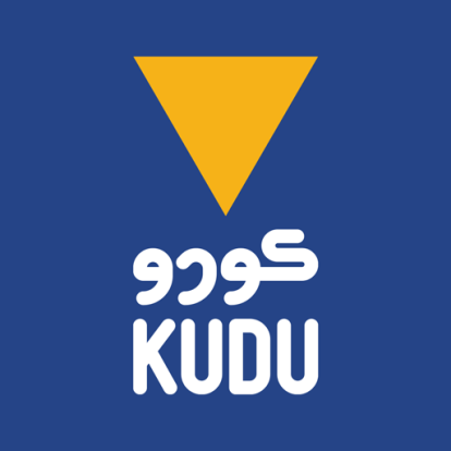El logo de Kudu Restaurants, uno de los restaurantes más populares de Arabia Saudí.