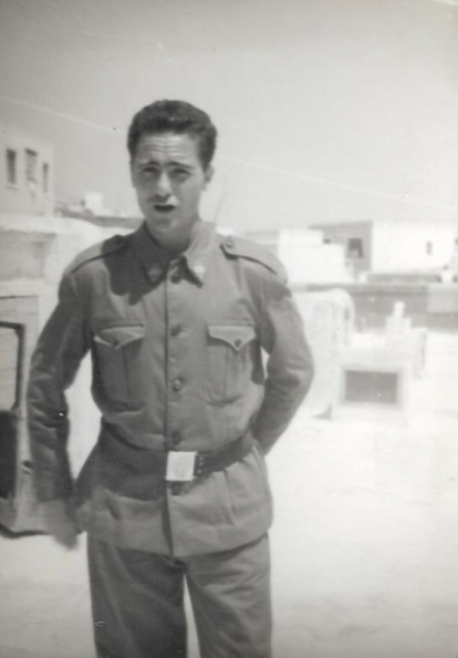 El Servicio Militar era innegociable y cumplió como buen soldado.