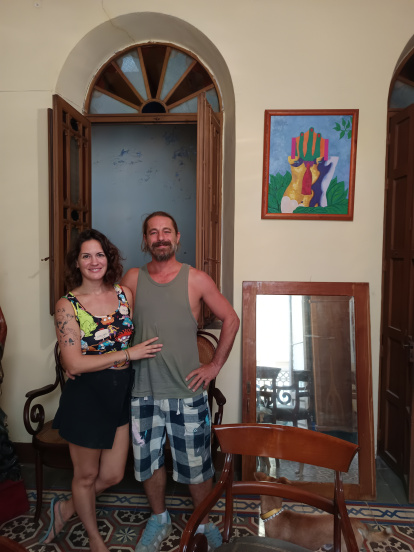 Rosa y Ben, propietarios de la vivienda