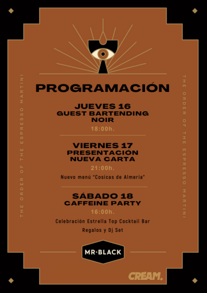 Las diferentes actividades para esta semana, organizadas por CREAM.