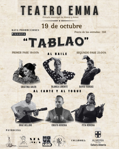 Cartel del espectáculo