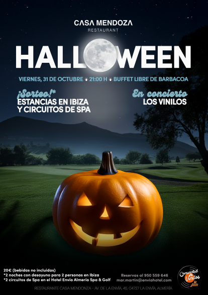 El cartel de la noche de Halloween que han preparado en La Envía.