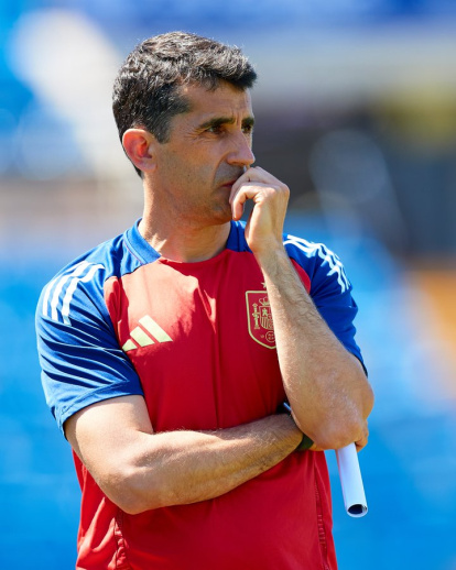 El seleccionador, Paco Gallardo, cuenta con los goles de Rachad.