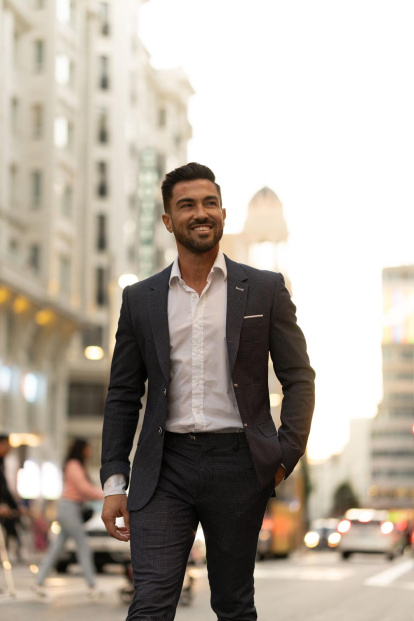 El modelo almeriense David Ventura.