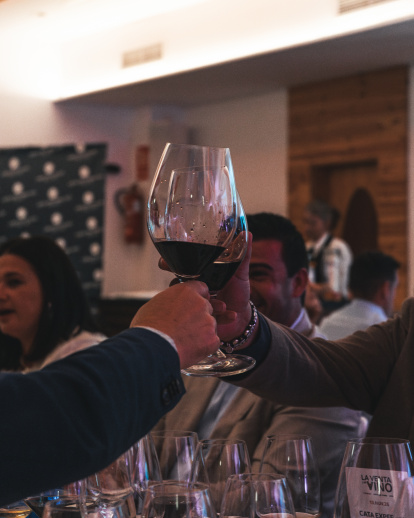 No faltaron los brindis.