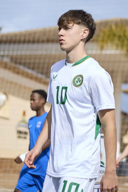 Ramón Martos ha lanzado su carrera internacional con la República de Irlanda.