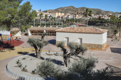 Vista general de una parte del merendero de Cantoria.