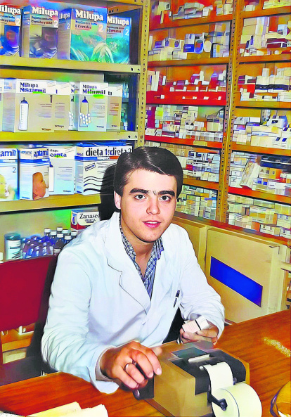 Manolo Gómez cuando llegó a Las Cuatro Calles en 1988.