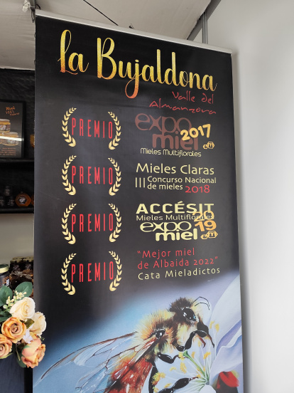 Puestos de Sabores Almería con motivo de la Navidad.