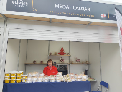 Puestos de Sabores Almería con motivo de la Navidad.